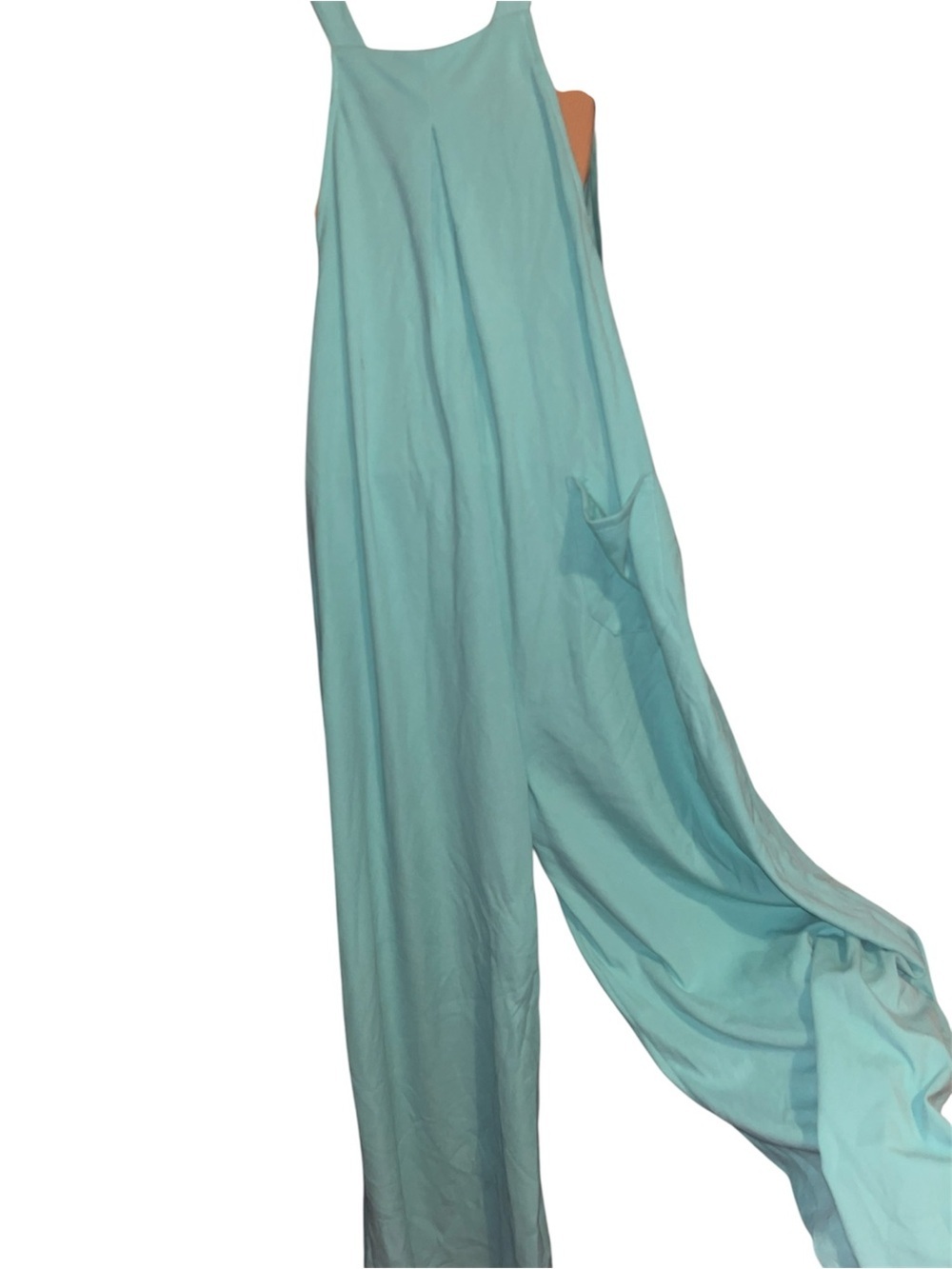 Halara XL Aqua Athleisure with Front Pocket Wide Legs - Picture 4 of 5